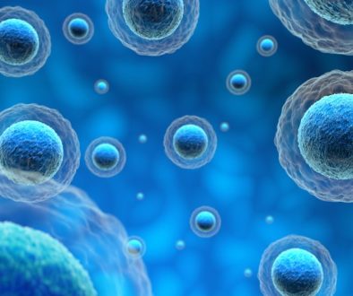 Microscopic cells illustrating regenerative therapy